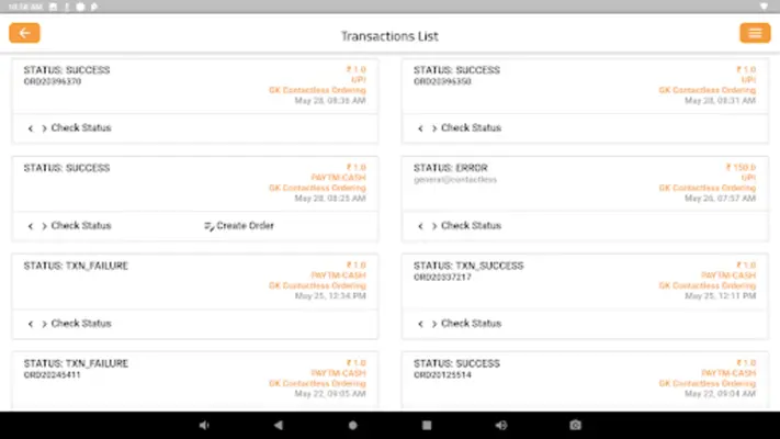 GK Partner-Order Manager android App screenshot 1